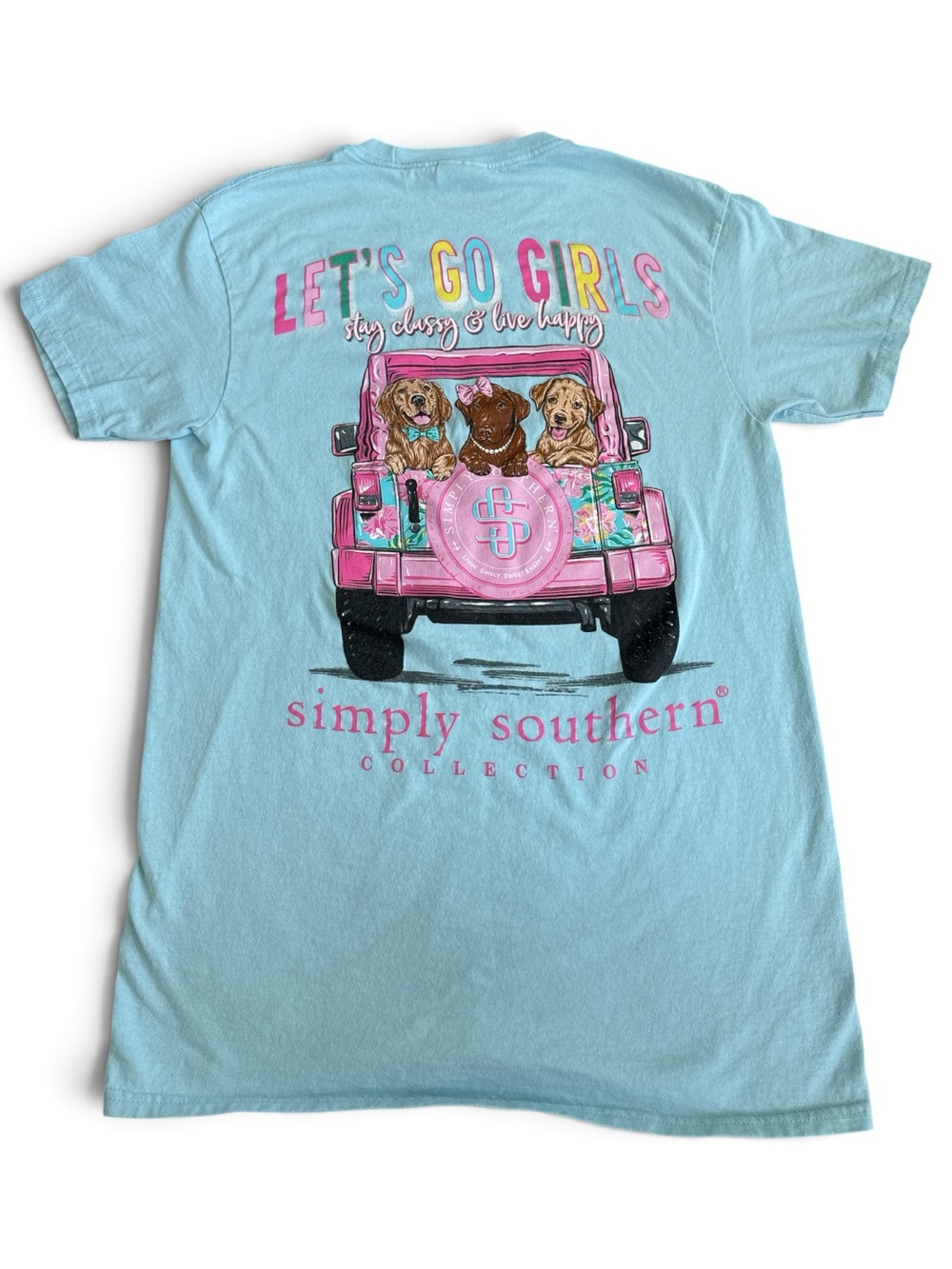 Simply Southern “Let’s Go Girls” Graphic T-Shirt – Size Small